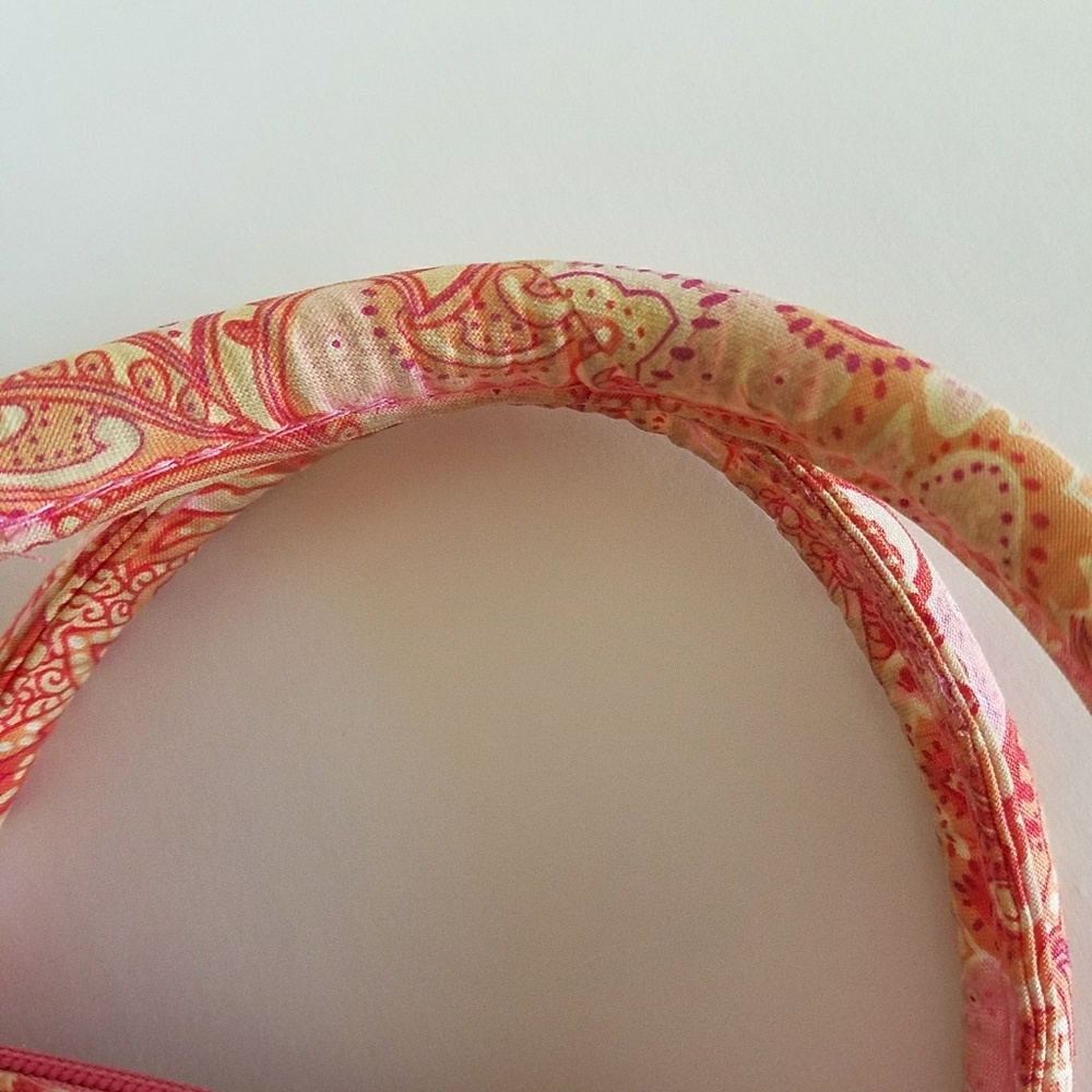 Vera Bradley Sherbert Handbag Pink Pasley - Picture 3 of 7